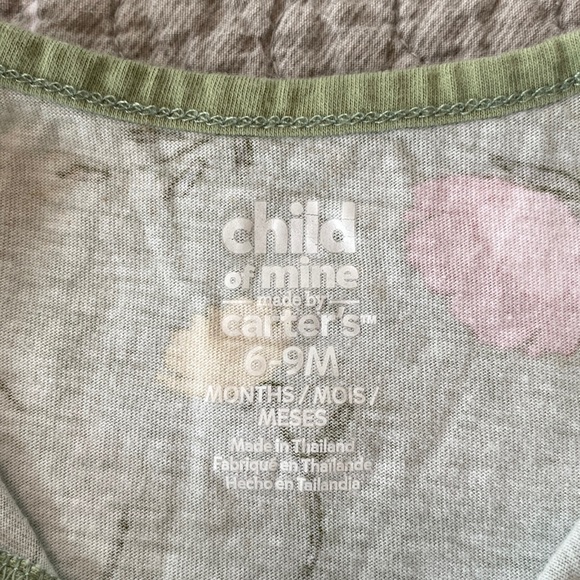 ✨4/$20✨ Carter's floral oversized top / dress (6-9 months) - Picture 7 of 8